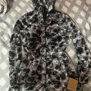 The north face cheetah print jacket